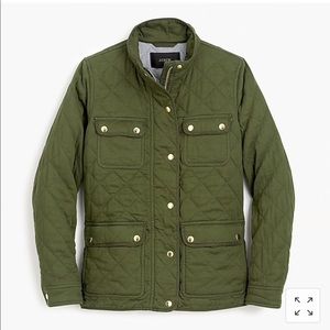 Jcrew quilted Downtown field jacket